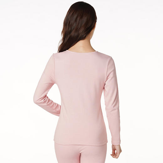 都市丽人舒暖保暖衣女负5至5度适穿保暖衣舒绒单面拉烫剪保暖衣新年本命年红品LW29A1 商品图1