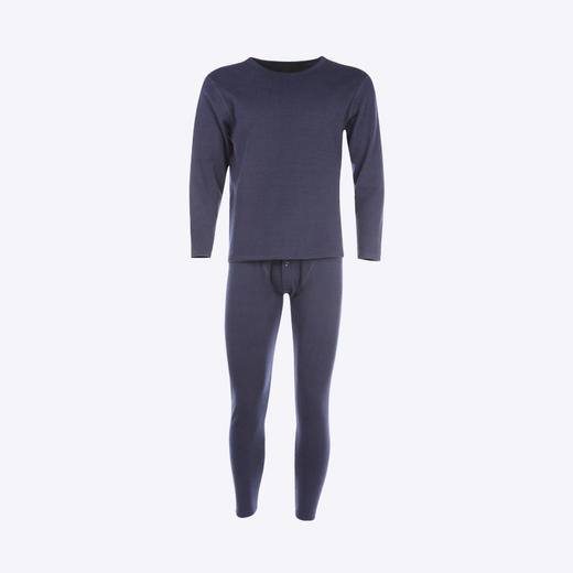 都市丽人都市锋尚强暖保暖内衣男负15至负5度适穿抗静电热力绒导电丝牛奶暖暖套装秋衣秋裤新年本命年红品FW22A1 商品图6