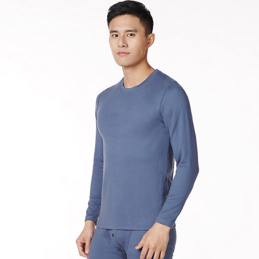 都市丽人都市锋尚舒暖保暖内衣男负5至5度适穿膨暖绒内衣玻尿酸太空棉保暖衣FW21B2 商品图1