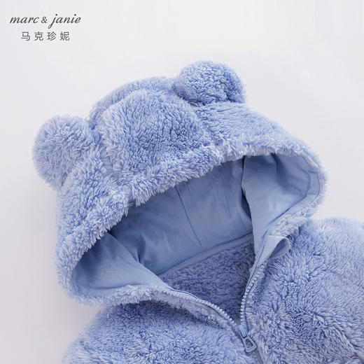 马克珍妮秋装新款 男女童双面舒棉绒连帽外套221209 商品图4