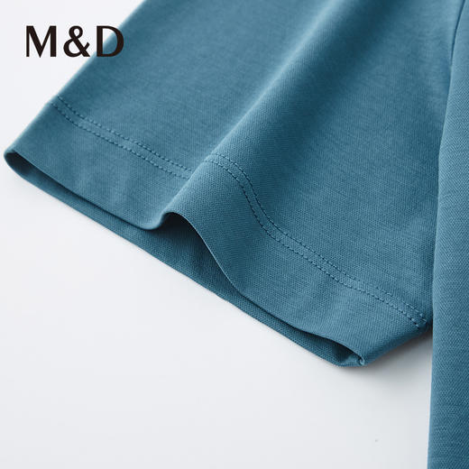 M＆D/名盾ICE-COOL黑科技降温商务休闲翻领短袖男士薄衬衫夏季 商品图2