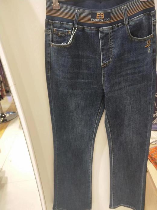 3楼康尼威直筒蓝色牛仔裤 商品图0