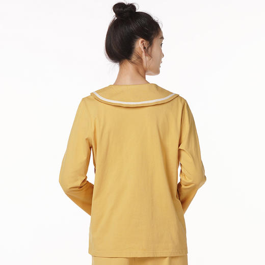 都市丽人生活家居女士孕妇套装26支棉单面薄家居服长袖睡衣LH2CA9 商品图2