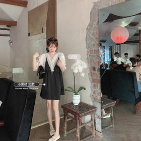 XS码数 金蘑菇菇【harrods小黑裙】日常微甜少女感连衣裙公主裙