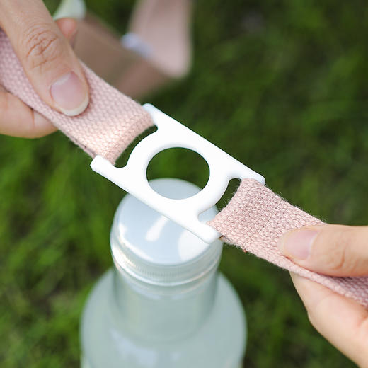 FaSoLa宽保温杯矿泉水饮料瓶水壶康迪克水杯水瓶背带挂绳 商品图3