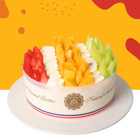 鲜果荟萃 2磅蛋糕 免费配送
