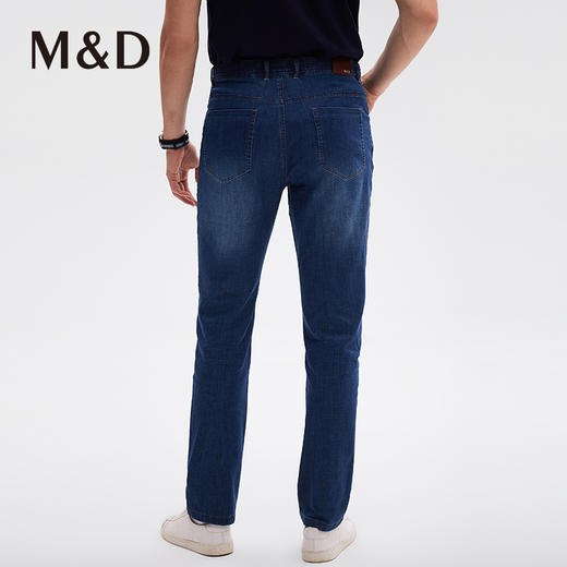 MD名盾休闲牛仔裤男夏季薄款修身百搭牛仔长裤子男经典牛仔裤 商品图3