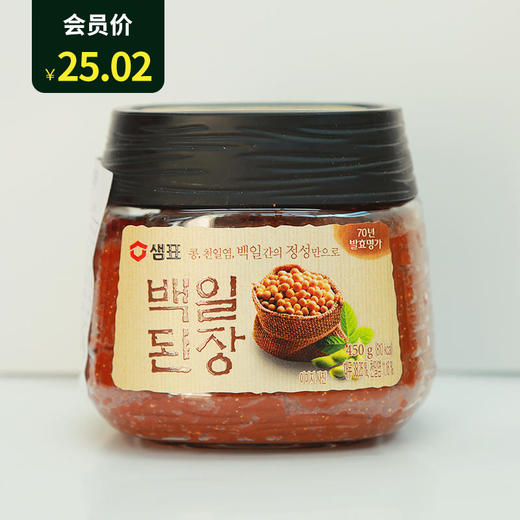 샘표백일된장膳府百日传统大酱450g 商品图0