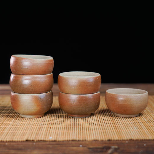 云南纯手工龙窑柴烧——土陶品茗杯 商品图7