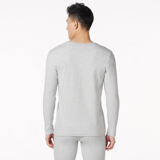 都市丽人都市锋尚舒暖保暖内衣男负5至5度适穿膨暖绒内衣舒绒单面拉烫剪保暖衣新年本命年红品FW29A1 商品图1