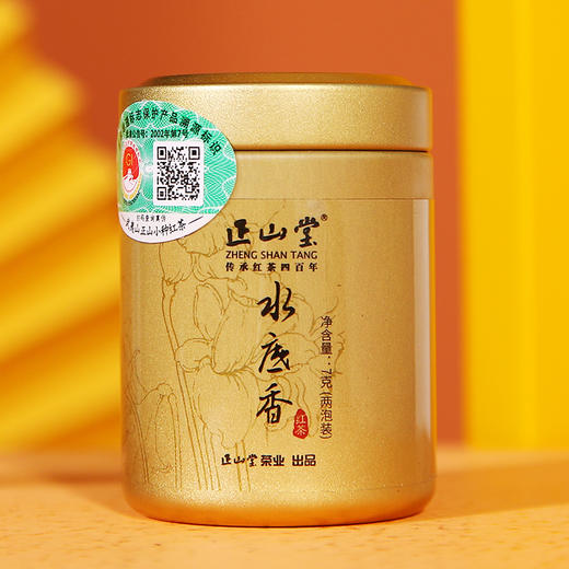 正山堂 水底香小金罐 红茶小包装正山小种特级茶叶试饮装7g 商品图1