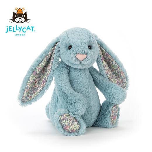 Jellycat 花耳朵系列 邦尼兔 海蓝色 31cm 商品图1