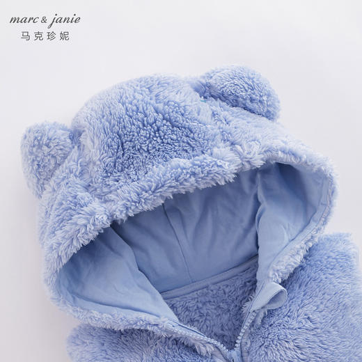 马克珍妮秋装新款 男女童双面舒棉绒连帽马甲221208 商品图4