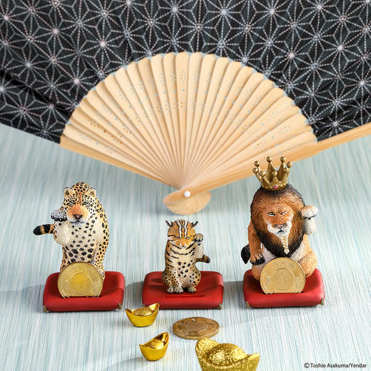 T 特价盲盒  10714    Animal Life   招财野生大猫(套装)2 商品图3