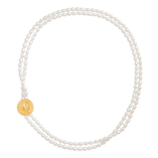 北京仓｜Barbóra-Athenian-缪斯金币 双层珍珠 项圈［希腊设计师] 商品图2