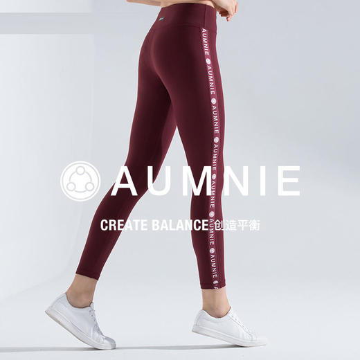 侧边LOGO设计 显瘦修长 运动瑜伽长裤/LOGOPANTS 商品图8