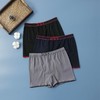大弹力莫代尔舒适无缝男平角内裤3010三条装 商品缩略图9