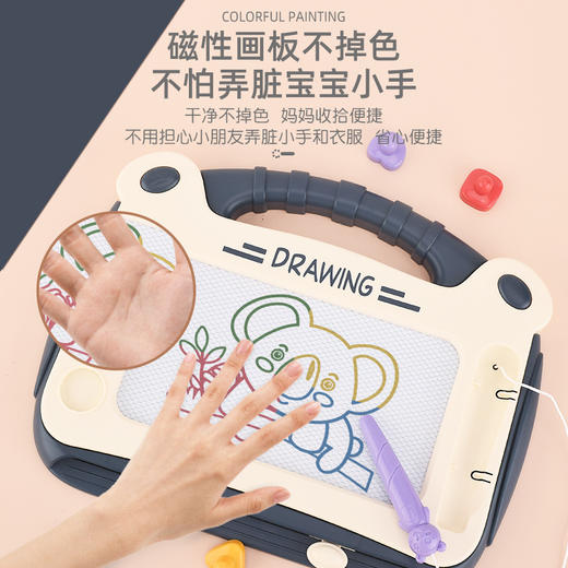 【多彩磁性绘画板】大号儿童画画板桌磁性写字板 彩色小孩幼儿 1-3岁玩具宝宝涂鸦板 商品图3