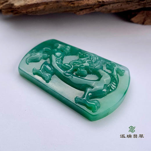 派瑞翡翠 翡翠挂件 糯种 绿色 商品图4