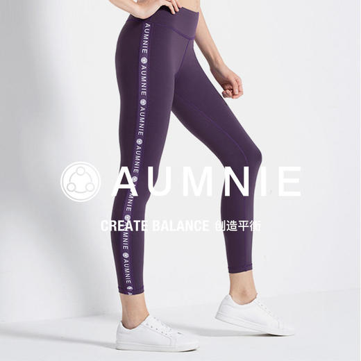 侧边LOGO设计 显瘦修长 运动瑜伽长裤/LOGOPANTS 商品图1