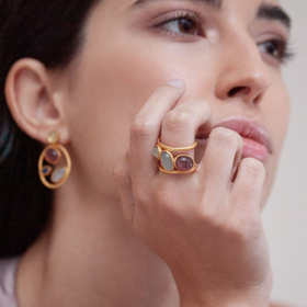 北京仓｜Joidart-Alegria-三色 Murano玻璃 戒指［西班牙设计师］