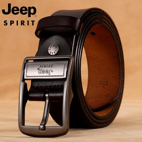 【男士皮带】Jeep spirit 经典系列，皮带头转牌休闲商务，任你切换，百搭！ 配精美礼盒