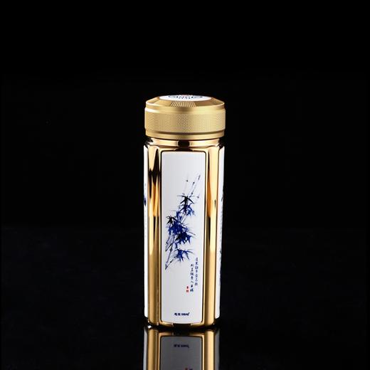 思宝官方新款真空保温杯君子方舟山水画中国风便携车载茶杯 商品图4