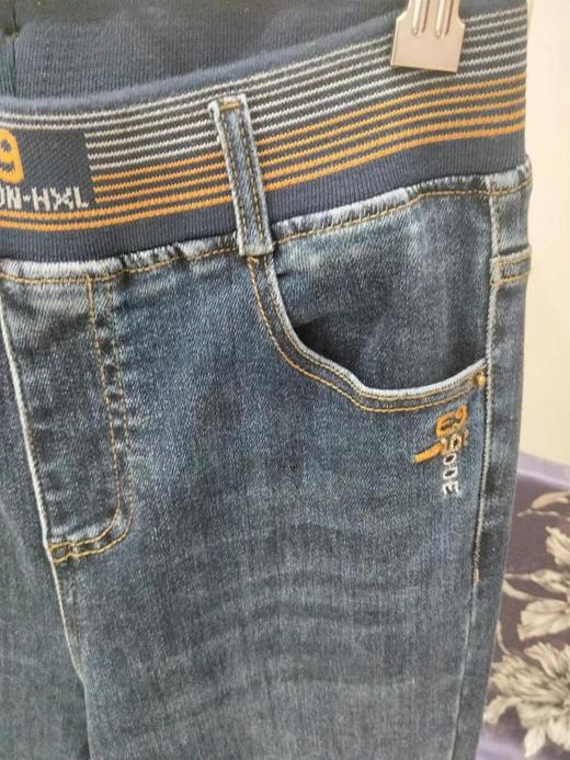 3楼康尼威直筒蓝色牛仔裤 商品图1