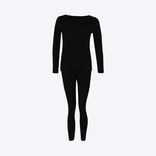 都市丽人轻暖保暖衣女5至15度适穿阳离子罗纹绒保暖衣新年本命年红品LW21A6 商品图9