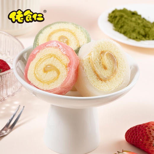 佬食仁沙拉夹心雪福卷206g/6枚 商品图0