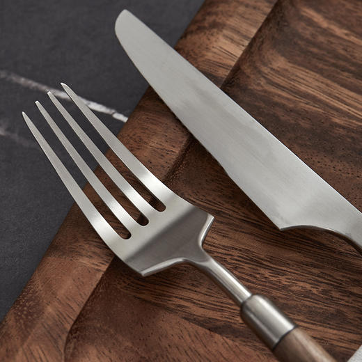 初心| 牛排板不锈钢刀叉西餐披萨板 商品图3