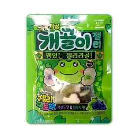 西洲 青蛙形软糖葡萄味72g  