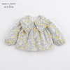 马克珍妮秋装新款 女童大翻领满底印花衬衫 儿童上衣221561 商品缩略图0