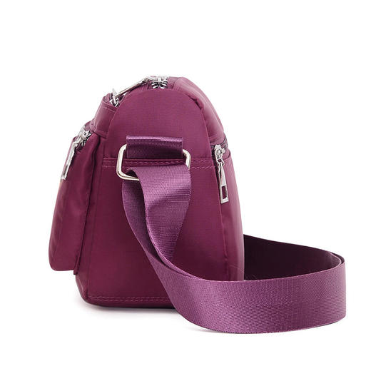 韩版刺绣中老年休闲大容量绣花民族风单肩斜跨包 商品图4