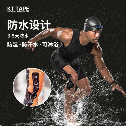 【美国进口】KTTAPE PRO运动防水款肌贴 马拉松跑步日常运动预防损伤 商品图2