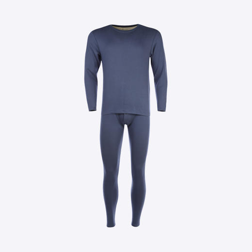 都市丽人都市锋尚舒暖保暖内衣男负5至5度适穿膨暖绒内衣玻尿酸太空棉保暖衣FW21B2 商品图3