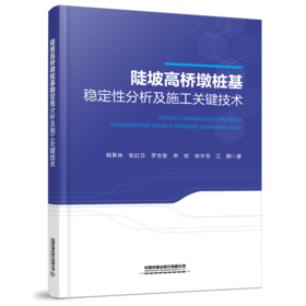 978-7-113-28617-0 陡坡高桥墩桩基稳定性分析及施工关键技术