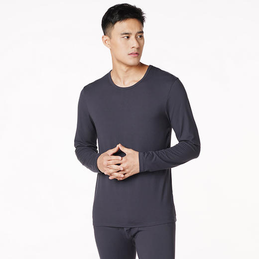 都市丽人都市锋尚轻暖保暖内衣男5至15度适穿美肌内衣牛奶丝单面保暖衣FW2AA2 商品图1