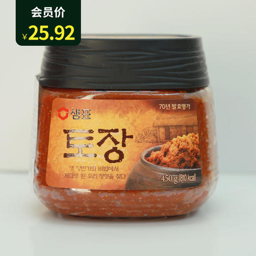 샘표시골집토장膳府农家传统大酱450g 商品图0