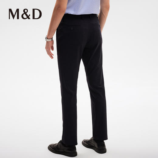 M＆D/名盾黑科技四面弹高弹修身薄款男士商务休闲裤夏季直筒长裤 商品图3