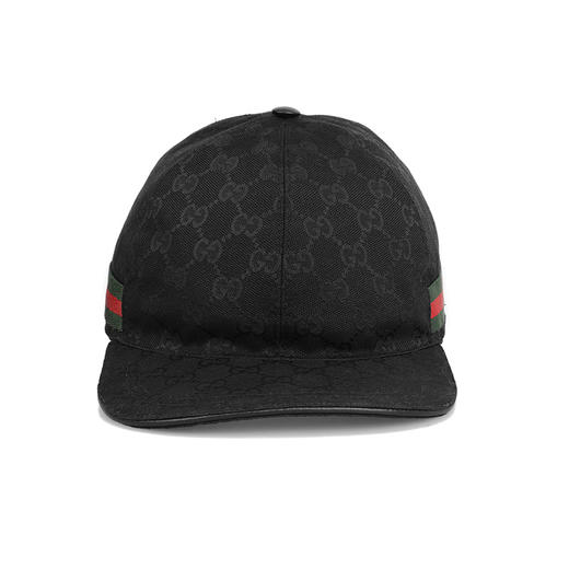 【现货预定】古驰（GUCCI）男女通用款 饰条纹织带GG帆布棒球帽 商品图8