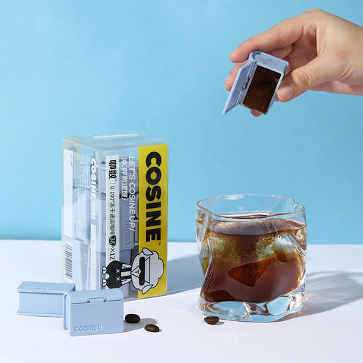 咖数Cosine/超即溶精品咖啡速溶冷萃拿铁冻干咖啡粉小书本12颗*3g 商品图3