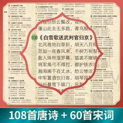 《唐诗、宋词108首地图》 商品图1