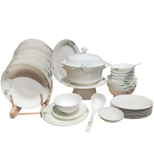 凡瑞斯骨瓷又绿江南10人用50头中餐具 商品图0