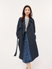 【经典款】【商场同款】伊芙丽秋简约时尚翻领风衣1998260541 商品缩略图1
