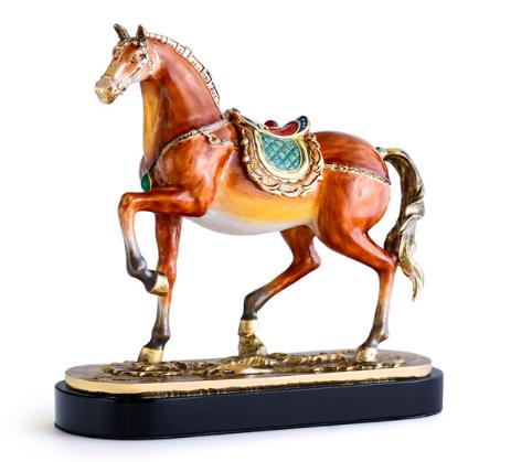 【彼达思】罗比罗丹马到成功B摆件工艺品办公室摆件公司开业礼品马到成功礼盒包装 商品图2