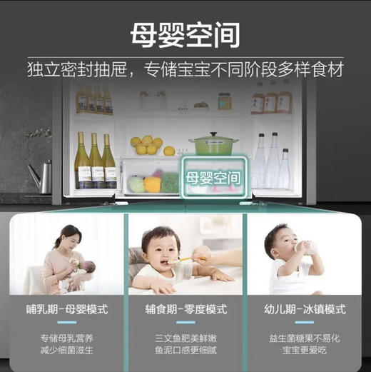 海尔（Haier）冰箱BCD-465WGHTDE9S9 商品图3