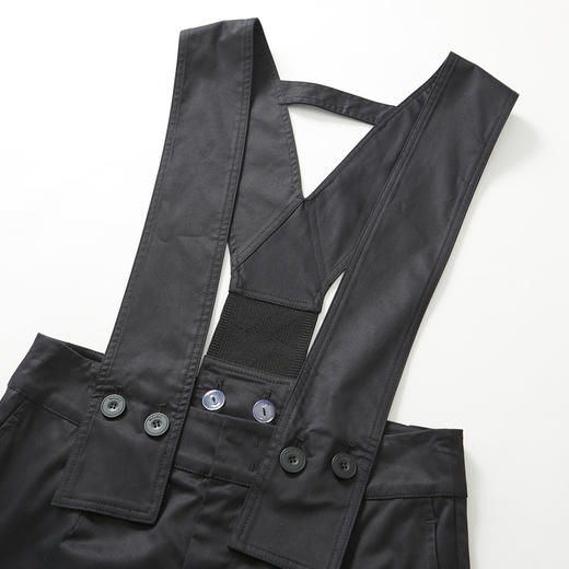 谜底背带裤女装2022秋新品复古简约可拆卸背带休闲裤223MK1055 商品图3