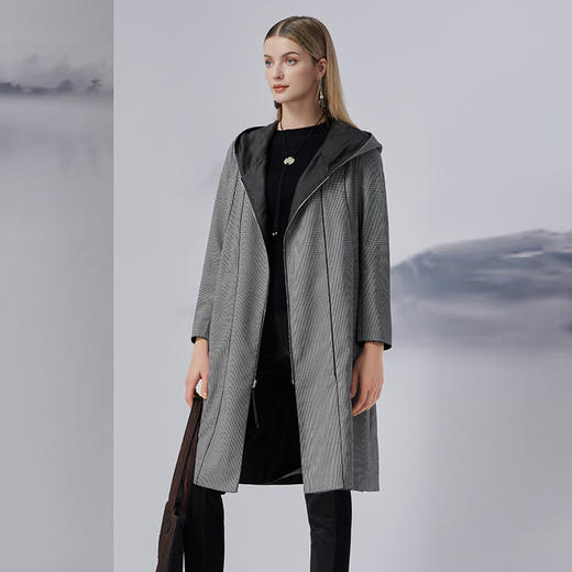 TANGY Collection/天意精品2022年秋季新品女士茛绸双面外套 商品图2