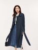 【经典款】【商场同款】伊芙丽秋简约时尚翻领风衣1998260541 商品缩略图0